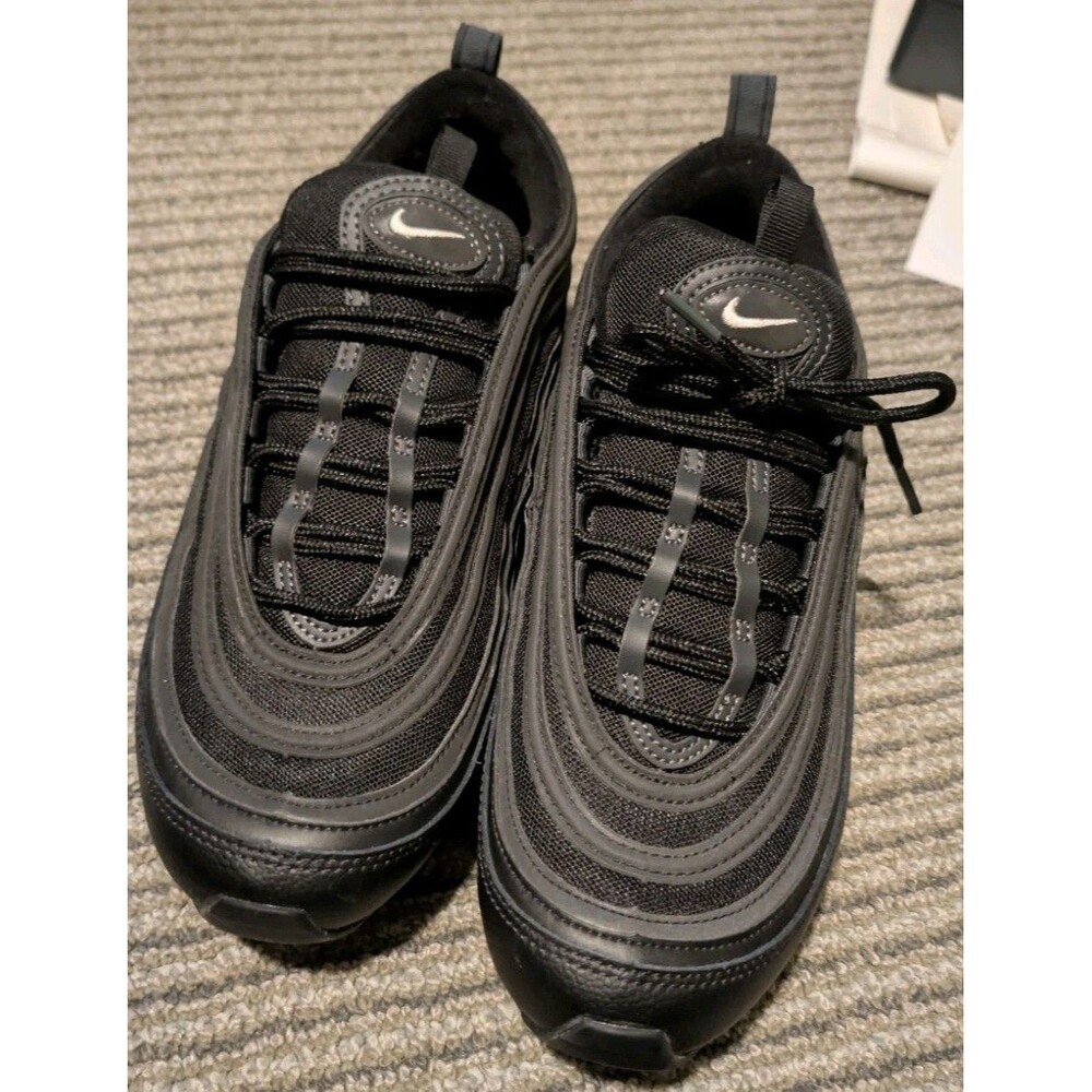 Nike Air Max 97 Black Terry Cloth 921826-015 Men’s Size 9.5 Black Anthracite